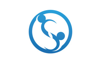 Business letter s initial logo v3