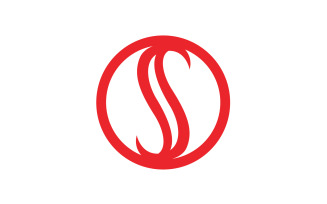 Business letter s initial logo v5