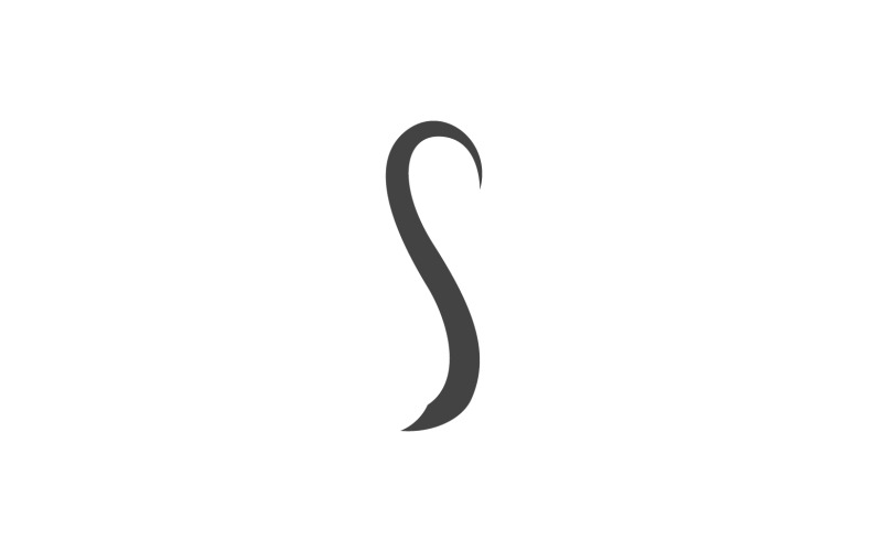 Business letter s initial logo v6 Logo Template