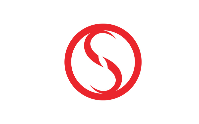 Business letter s initial logo v8 Logo Template