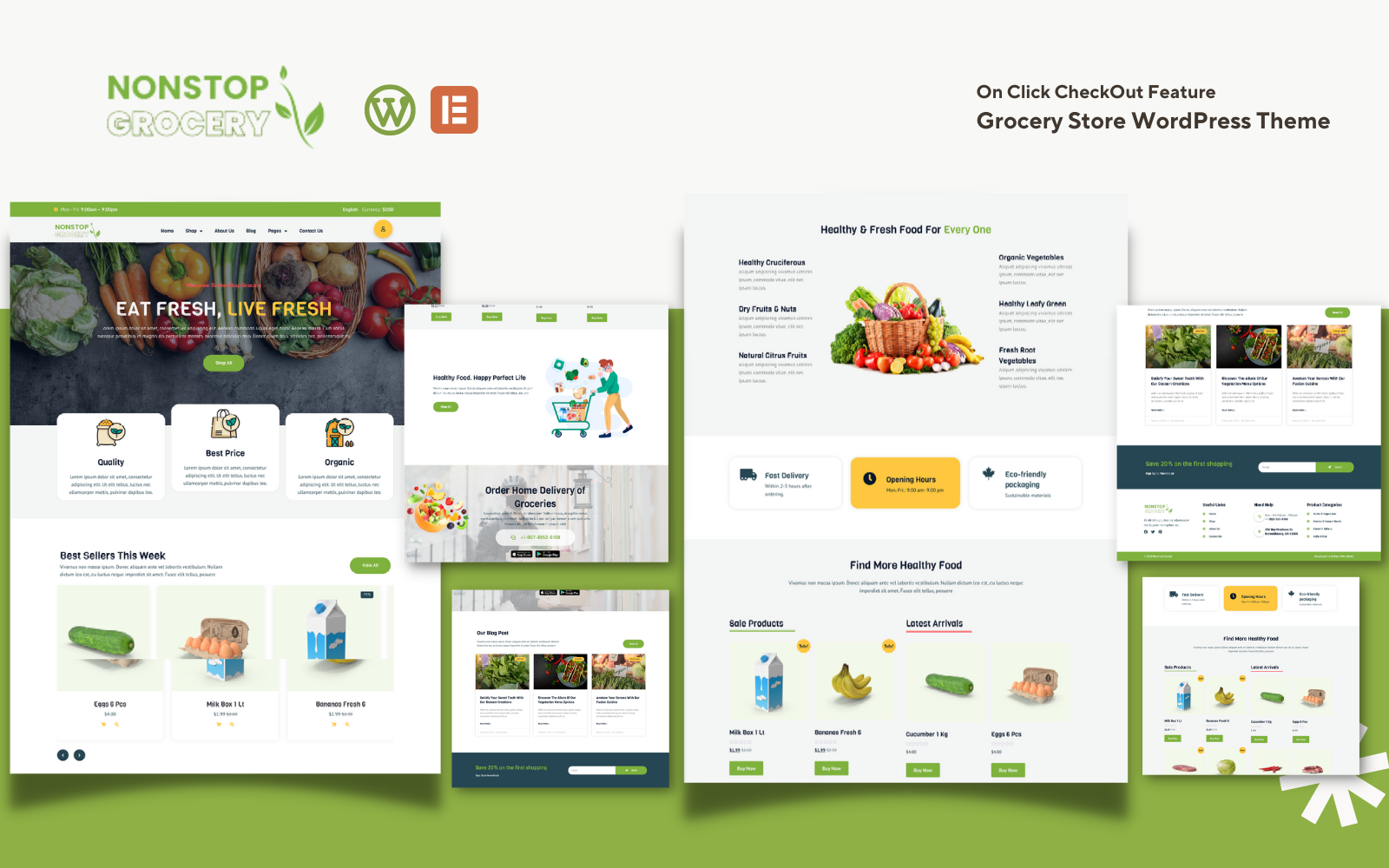 Kit Graphique #346670 Responsive Vegetable Divers Modles Web - Logo template Preview