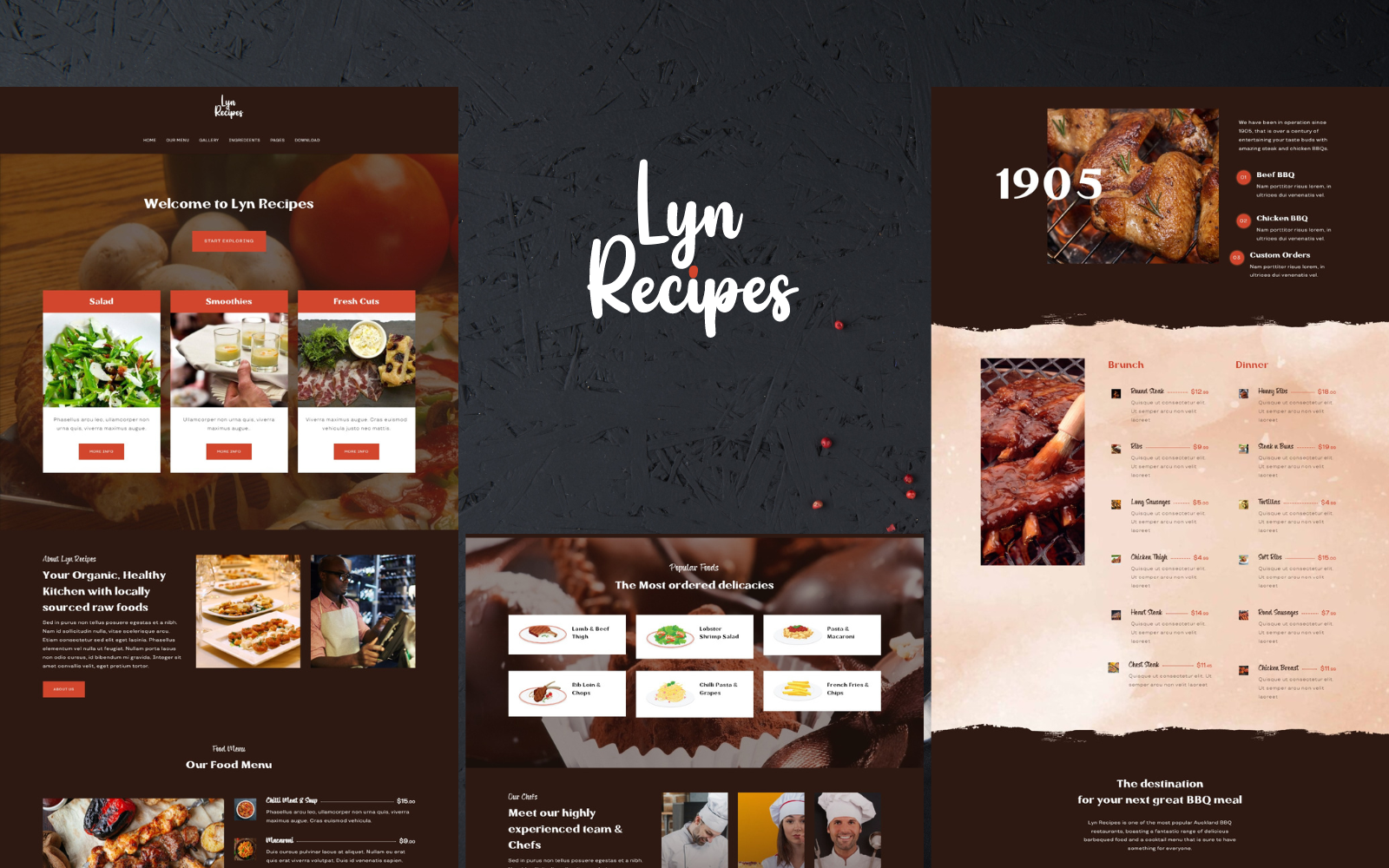 Template #346671 Chef Cook Webdesign Template - Logo template Preview