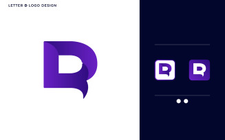 Creative D Letter Vector Logo Template