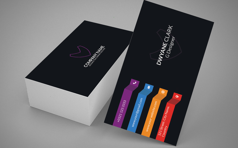 Design Business Cards Template Corporate Identity