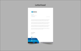 Modern Letterhead Pad Template Design Awesome Design one