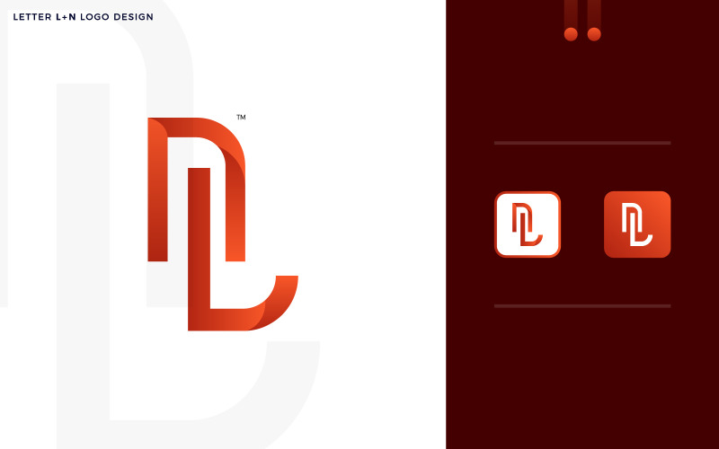 Branding Vector N+L logo Illustration Design Logo Template