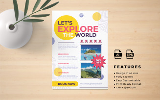 Explore The World Flyer Template
