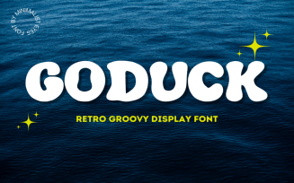Goduck - Groovy Retro Display Font