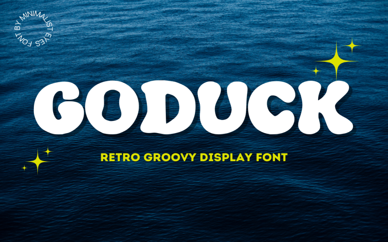 Goduck - Groovy Retro Display Font