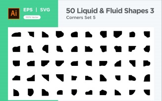 Liquid and fluid shape 3-50-5