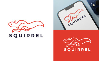 Professional Squirrel Logo Template