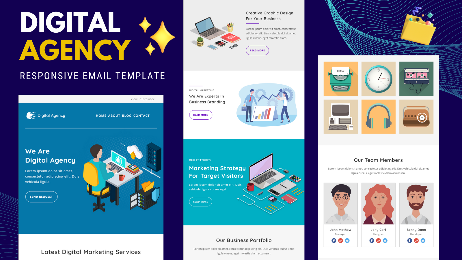 Digital Agency – Multipurpose Responsive Email Template