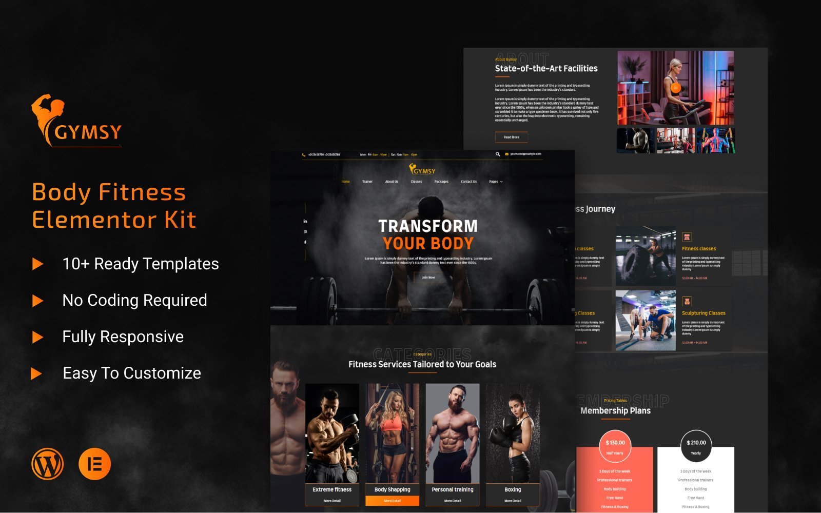 Template #346803 Bodybuilding Crossfit Webdesign Template - Logo template Preview