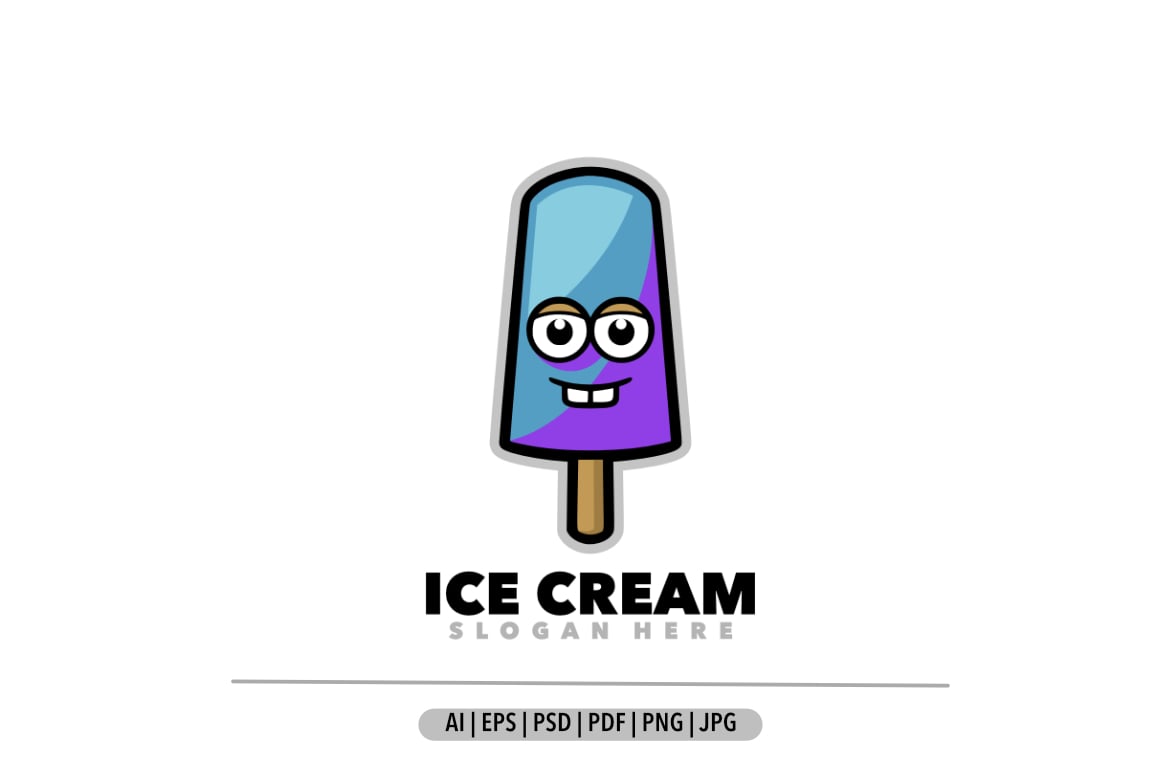 Template #346847 Ice Cream Webdesign Template - Logo template Preview