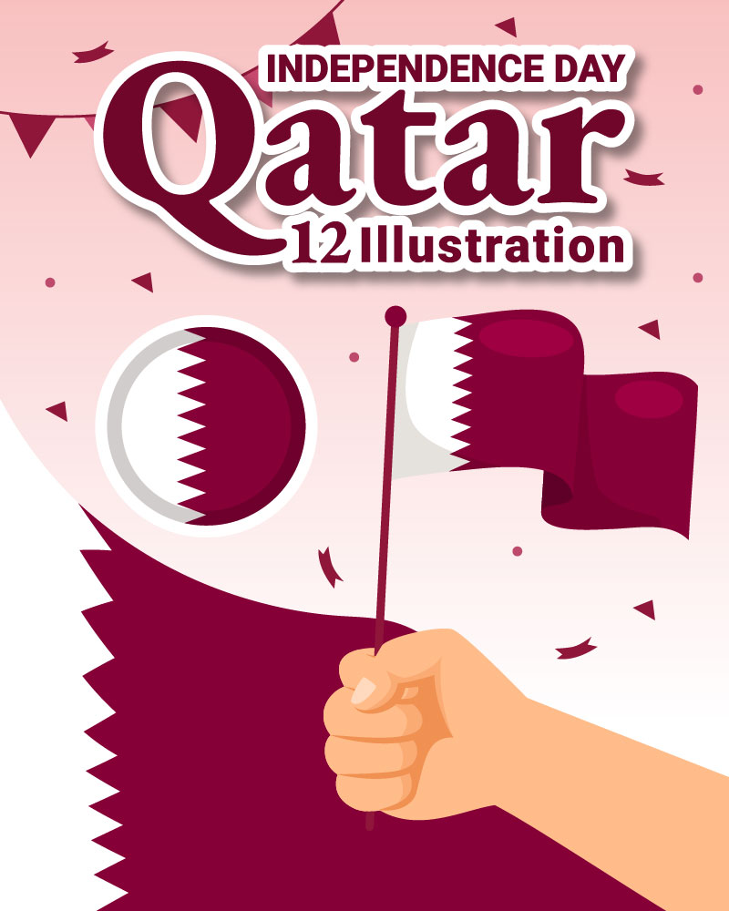 Kit Graphique #346863 Qatar Independence Divers Modles Web - Logo template Preview