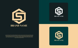 Polygon S Letter Logo Design - Brand Identity