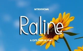 Raline - Cute Display Font