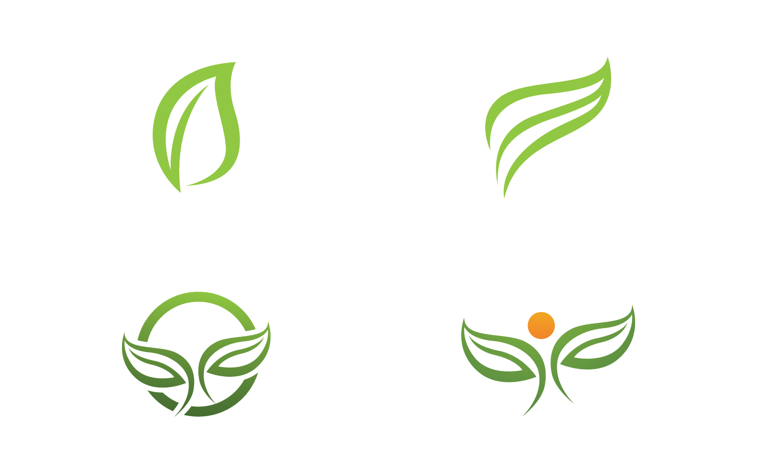 Kit Graphique #346997 Leaf Icon Divers Modles Web - Logo template Preview
