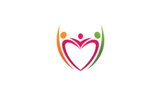 Health people human character success team group community logo v23