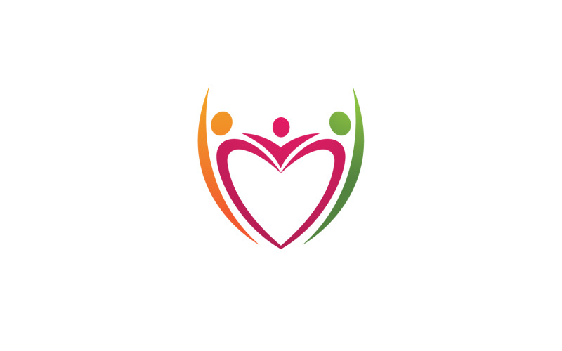 Health people human character success team group community logo v23 Logo Template