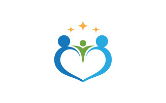 Health people human character success team group community logo v33
