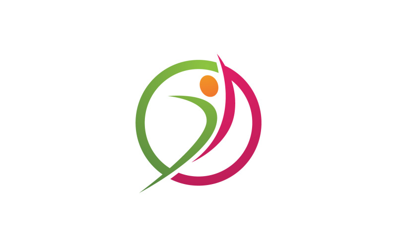 Health people human character success team group community logo v34 Logo Template
