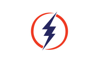 Thunderbolt logo flash lightning logo v14
