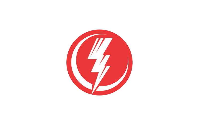 Thunderbolt logo flash lightning logo v20 Logo Template