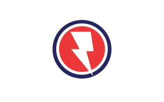 Thunderbolt logo flash lightning logo v22