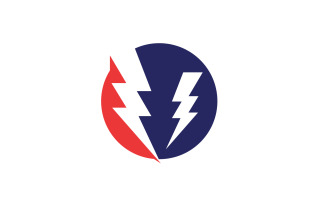 Thunderbolt logo flash lightning logo v25