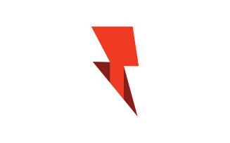 Thunderbolt logo flash lightning logo v4