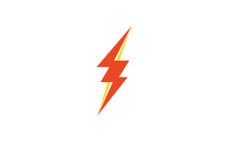 Thunderbolt logo flash lightning logo v5