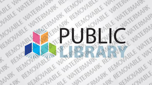 Library Logo Template vlogo