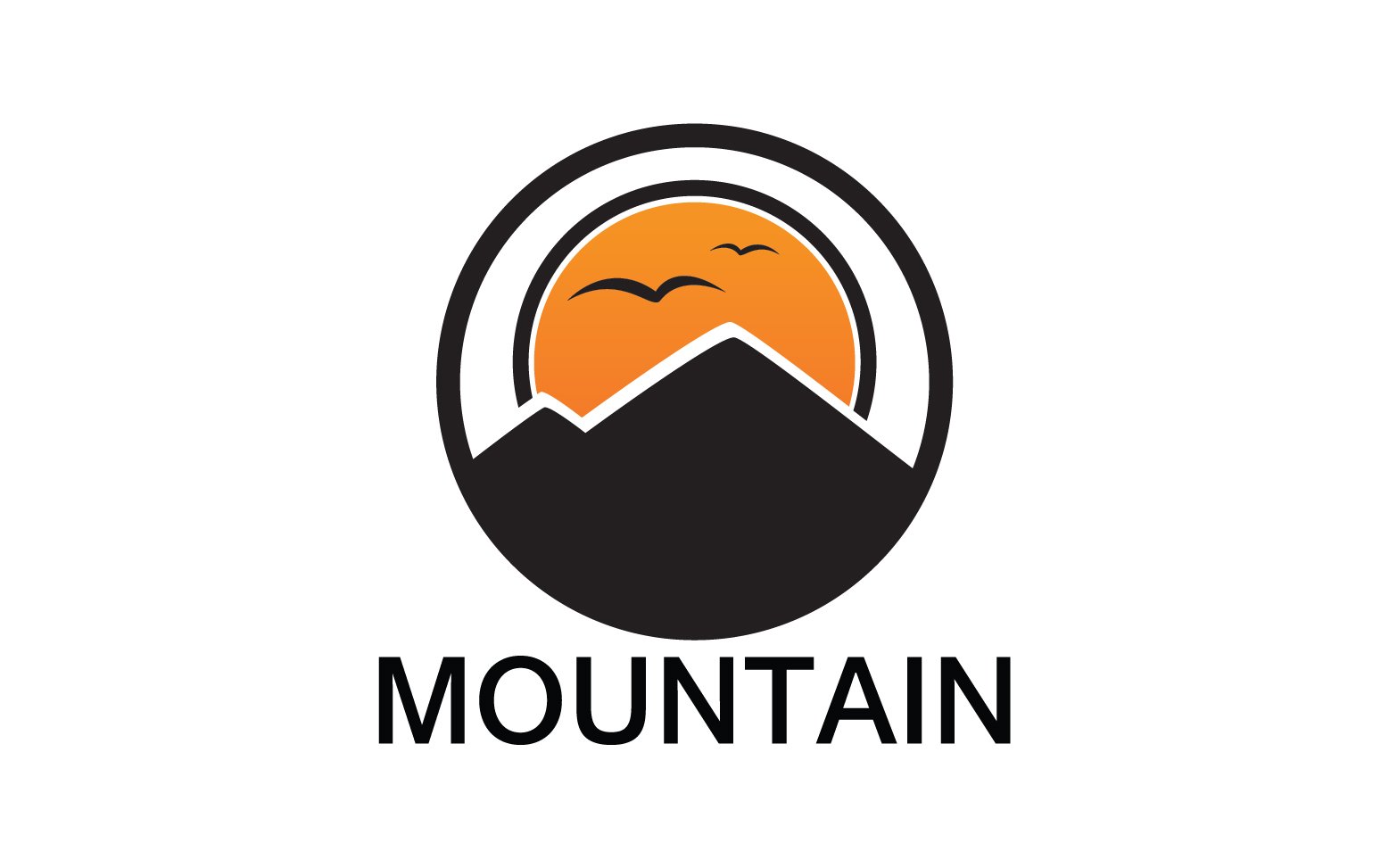 Kit Graphique #347093 Mountain Sun Divers Modles Web - Logo template Preview