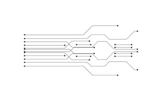 Circuit line board logo v10