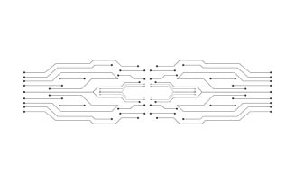 Circuit line board logo v11