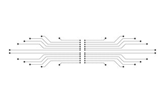 Circuit line board logo v18