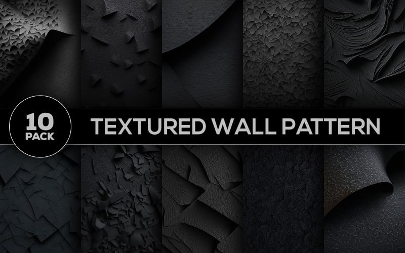 Black Pattern Background_Black Textured Background_Black Pattern Wall Textured Product Mockup