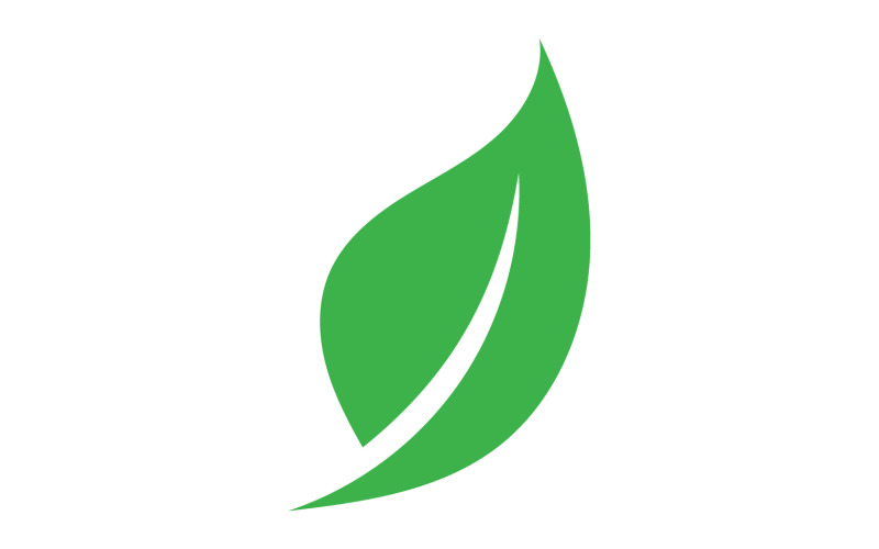 Clover leaf green element icon logo vector v15 Logo Template
