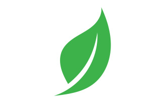 Clover leaf green element icon logo vector v15
