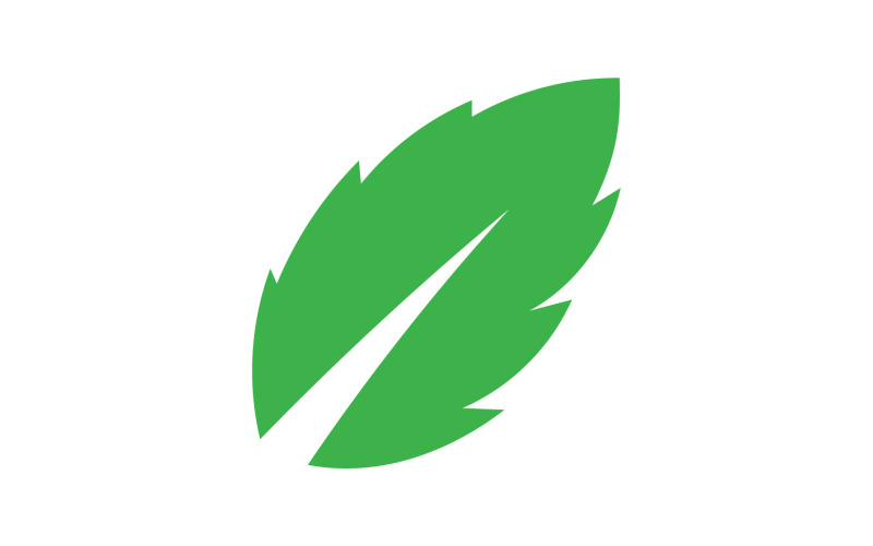 Clover leaf green element icon logo vector v16 Logo Template