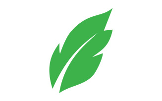 Clover leaf green element icon logo vector v17