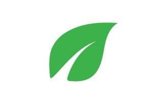 Clover leaf green element icon logo vector v20