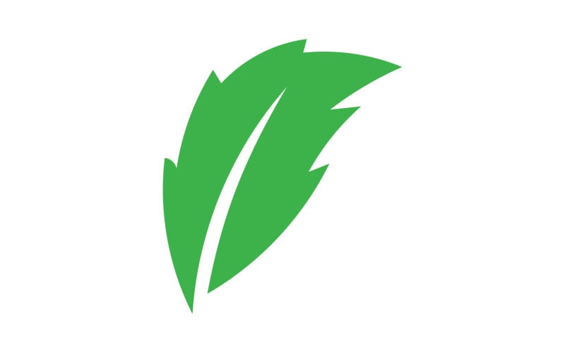 Clover leaf green element icon logo vector v23 Logo Template