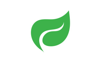 Clover leaf green element icon logo vector v27