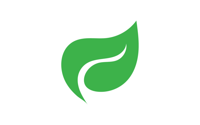 Clover leaf green element icon logo vector v27 Logo Template