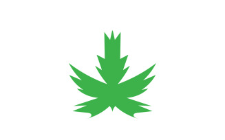 Clover leaf green element icon logo vector v30