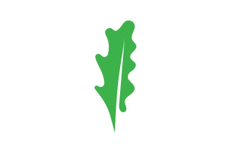 Clover leaf green element icon logo vector v33