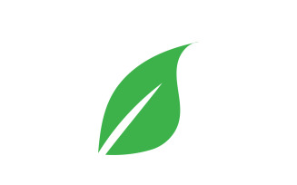 Clover leaf green element icon logo vector v34