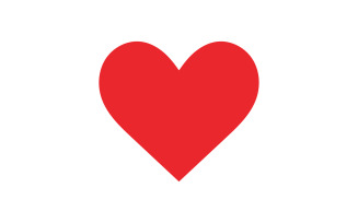 Heart love valentine icon element logo vector v13